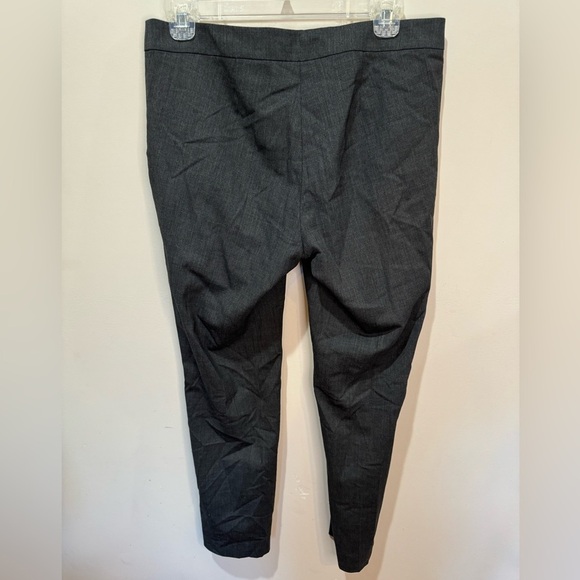 Lafayette 148 Manhattan Stretch Wool Slim Pants Charcoal Sz 38 - Picture 2 of 7